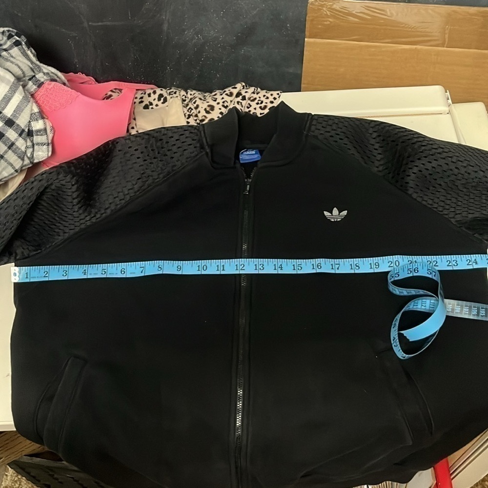 Adidas- black full zip jacket - Picture 9 of 10